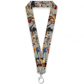 Lanyard personalizat instrumente muzicale